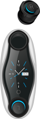 Helmer TWS 900 - earphone smart watch